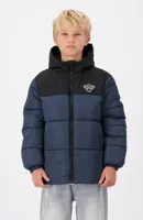 Black Bananas Peek Puffer Jas Kids Donkerblauw - Maat 116 - Kleur: Donkerblauw | Soccerfanshop