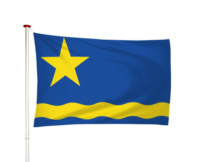 Vlag Scharnegoutum - Skearnegoutum (fr)