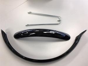 Eurofender Stel spatborden 24 inch 58 pvc zwart