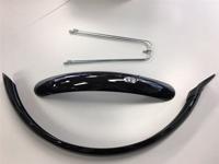 Eurofender Stel spatborden 24 inch 58 pvc zwart