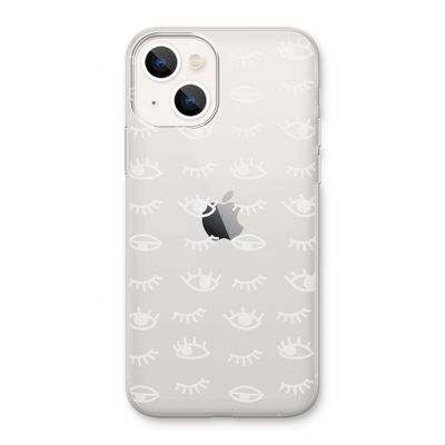 Eye pattern #3: iPhone 13 Transparant Hoesje