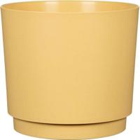 Ronde plantenpot - GARDEN ID - Plano - Ø 25 - 7 L - H 22 cm - Geel