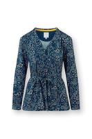 Pip Studio Teagan Vest Lange Mouw Daisy Dreams Blauw L