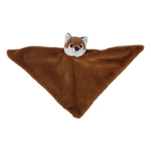 Pia Toys Knuffeldier Vos - zachte pluche stof - tuttel/knuffeldoekje - rood - 45 cm - Knuffeldoek