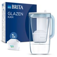 BRITA Duurzame Glazen Waterfilterkan - 2,5L - Blauw - incl. 1 MAXTRA PRO All-in-1 Filterpatroon - thumbnail