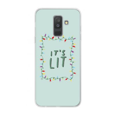 It's Lit: Samsung Galaxy A6 Plus (2018) Transparant Hoesje