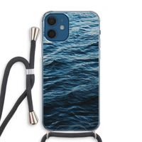 Oceaan: iPhone 12 Transparant Hoesje met koord