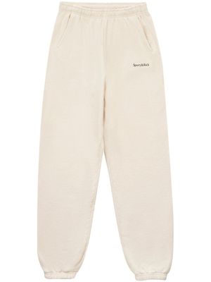 Sporty & Rich pantalon de jogging à logo brodé - Tons neutres