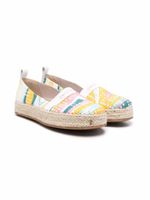 PUCCI Junior espadrilles à imprimé Onde - Blanc