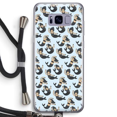 Zeemeermin: Samsung Galaxy S8 Transparant Hoesje met koord
