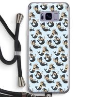 Zeemeermin: Samsung Galaxy S8 Transparant Hoesje met koord
