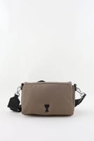 Ami Paris crossbody ADC Lunch Box ULL187.AW0021 dark taupe