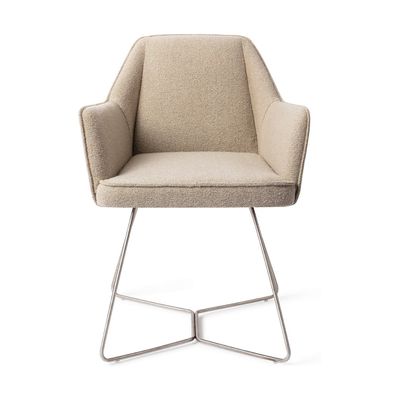 Jesper Home Tome eetkamerstoel beehive steel Great Greige