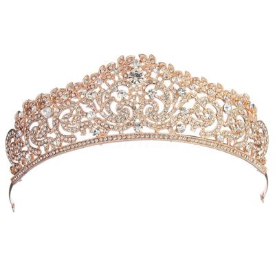 Vrouwen Bridal Wedding Jewelry Tiaras kroon goud Crystal Strass accessoires hoofdband Tiaras kronen