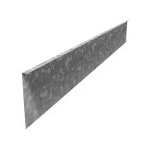 Kantopsluiting verzinkt staal gezet 230x0,3x29cm. Kantopsluiting verzinkt staal gezet 230x0,3x29cm.