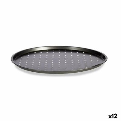 Pizzamal Kinvara Grijs Koolstofstaal 33 x 1 x 33 cm (12 Stuks)