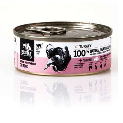 3COTY Turkey - nat kattenvoer - 80g