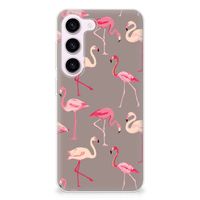 Samsung Galaxy S23 TPU Hoesje Flamingo - thumbnail