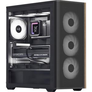 AeroCool D501A-G-BK-V2 Midi-tower PC-behuizing Zwart