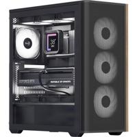 AeroCool D501A-G-BK-V2 Midi-tower PC-behuizing Zwart AeroCool D501A-G-BK-V2 Midi-tower PC-behuizing Zwart