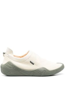 Stone Island Shadow Project baskets en cuir à patch logo - Tons neutres