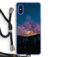 Travel to space: Xiaomi Mi Mix 3 Transparant Hoesje met koord