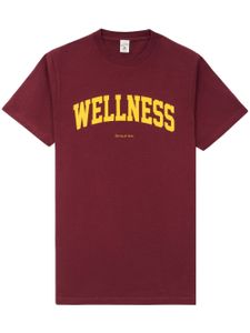 Sporty & Rich t-shirt Wellness Ivy en coton - Rouge