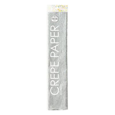 Globos Crepepapier zilver, 50x250cm