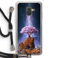 Ambition: Samsung Galaxy A8 (2018) Transparant Hoesje met koord