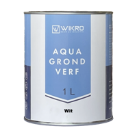 Wikro Aqua Grondverf - Wit - 1ltr