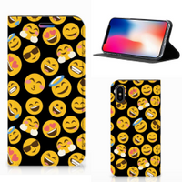 Apple iPhone X | Xs Hoesje met Magneet Emoji