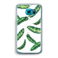 Lange bladeren: Samsung Galaxy S6 Transparant Hoesje