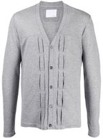 Private Stock cardigan The Antoine à rayures - Gris - thumbnail