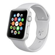 Rubberen sportbandje - Grijs - Geschikt voor Apple Watch 44mm / 45mm / 46mm / 49mm