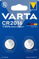 Varta Knoopcel CR2016 3 V 2 stuk(s) 87 mAh Lithium LITHIUM Coin CR2016 Bli 2 - thumbnail