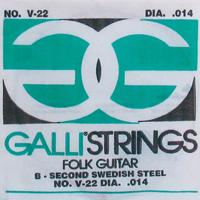 Galli V-022 B-2 snaar voor akoestische gitaar Galli V-022 B-2 snaar voor akoestische gitaar