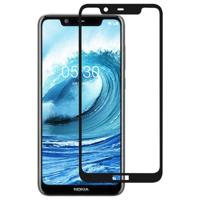 Volledige lijm volledige cover Screen Protector gehard glas film voor Nokia 5 1 plus/X5