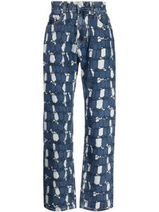 Billionaire Boys Club jean droit Gator à taille normale - Bleu