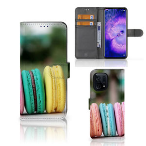 OPPO Find X5 Book Cover Macarons