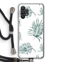 Simple leaves: Samsung Galaxy A32 5G Transparant Hoesje met koord