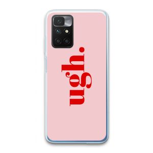 Ugh: Xiaomi Redmi 10 Transparant Hoesje