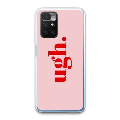 Ugh: Xiaomi Redmi 10 Transparant Hoesje