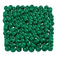 Creativ Company Houten kralen groen, 150st.