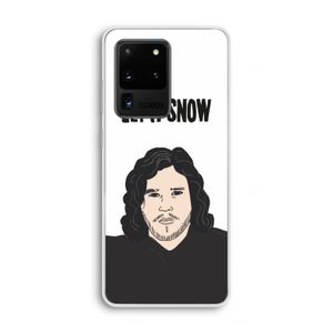 Let It Snow: Samsung Galaxy S20 Ultra Transparant Hoesje