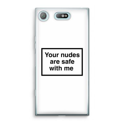 Safe with me: Sony Xperia XZ1 Compact Transparant Hoesje