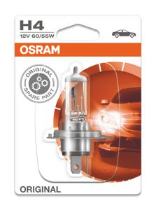 Gloeilamp H4 Original 60/55W [12V] (1 st.) OSRAM, Spanning (Volt)12V