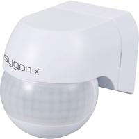 Sygonix SY-6733024 PIR-bewegingsmelder Wand, Oppervlakmontage 360 °, 180 ° Relais Wit IP44