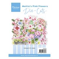 Marianne Design • die cuts mattie's pink flowers