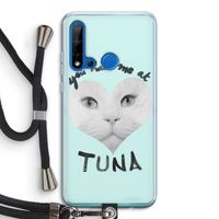 You had me at tuna: Huawei P20 Lite (2019) Transparant Hoesje met koord