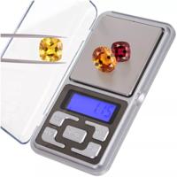 Precisieweegschaal - digitaal - zilver - kunststof - 200 g / 0,01 g - zakweegschaal